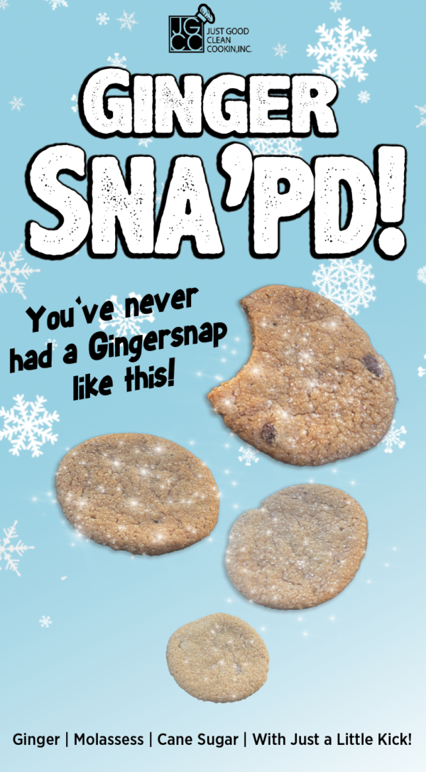 Gingersnap cookie sleeve front screenshot